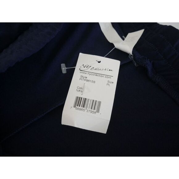 NY Collection Women's Petite Wide Waist Pull On Pants PL - Picture 6 of 8